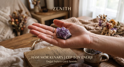 Cep boy pembe quartz taşı